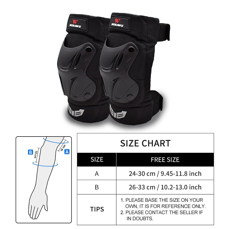 WOSAWE zbroja motocyklowa motocross skrzynia tylna ochraniacz kolan kamizelka motocyklowa obudowa ochronna straż MX pancerz: tylko Elbow Pads / M