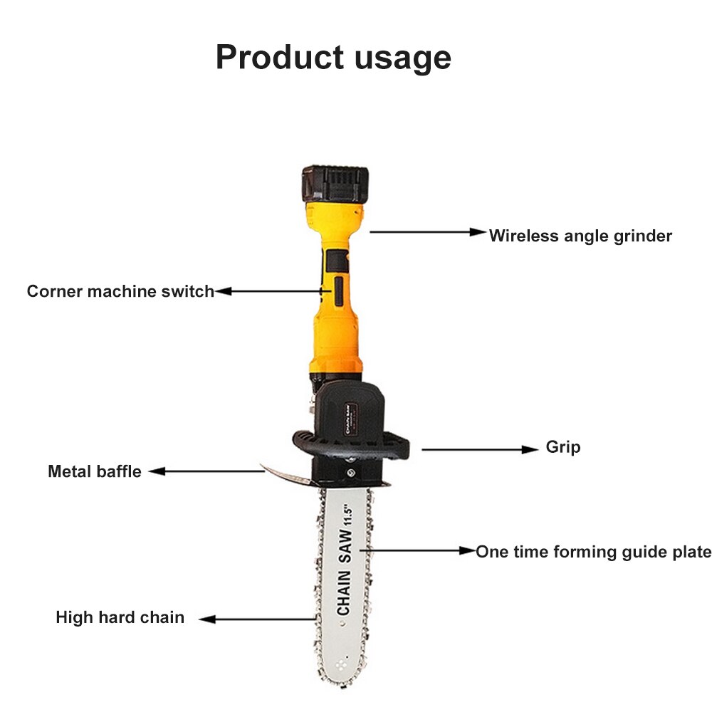 Support de scie à chaîne électrique réglable scie à chaîne meuleuse d'angle ménage travail du bois petite scie électrique scie à main