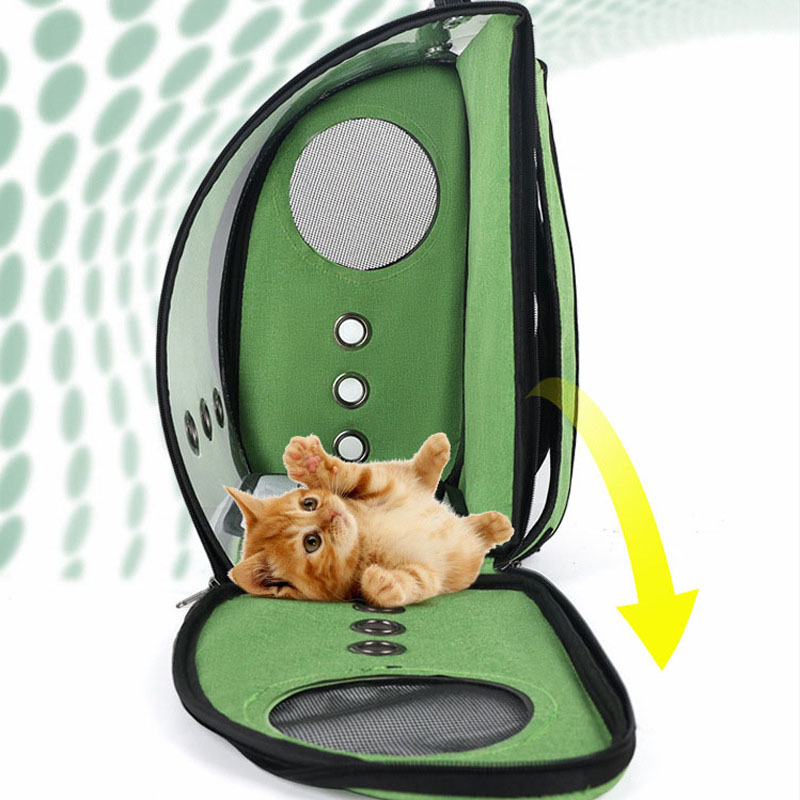 Mochila transpirable para pajaros y loros, bolsa ligera de viaje al aire libre para mascotas, soporte de cinturón lateral duro con taza de comida y pájaros