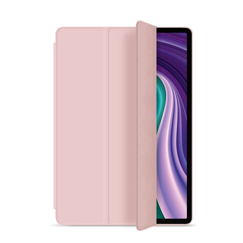 Ultra-Dunne Magnetische Cover Voor Huawei Matepad 11 Case Lederen Smart Magnetic Stand Cover Voor Matepad 11 DBY-W09 + Film + Stylus: Pink