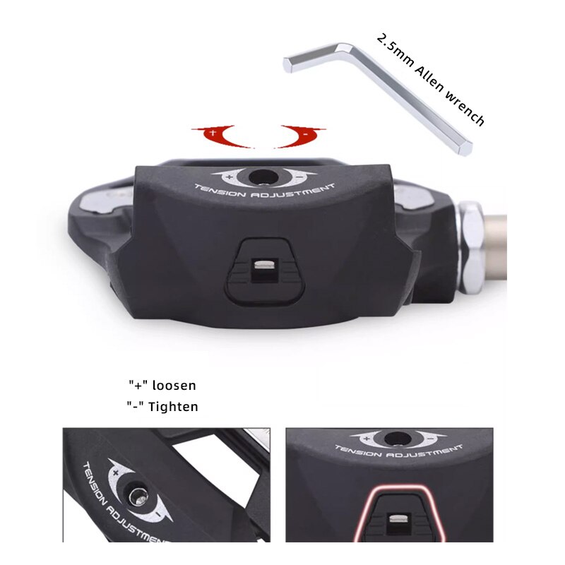 MEROCA Bike Lock Pedal Bicycle Self-Locking Pedal With Sealed Bearings Lock Piece For SPD System Road Bike Ultra-Light Pedal