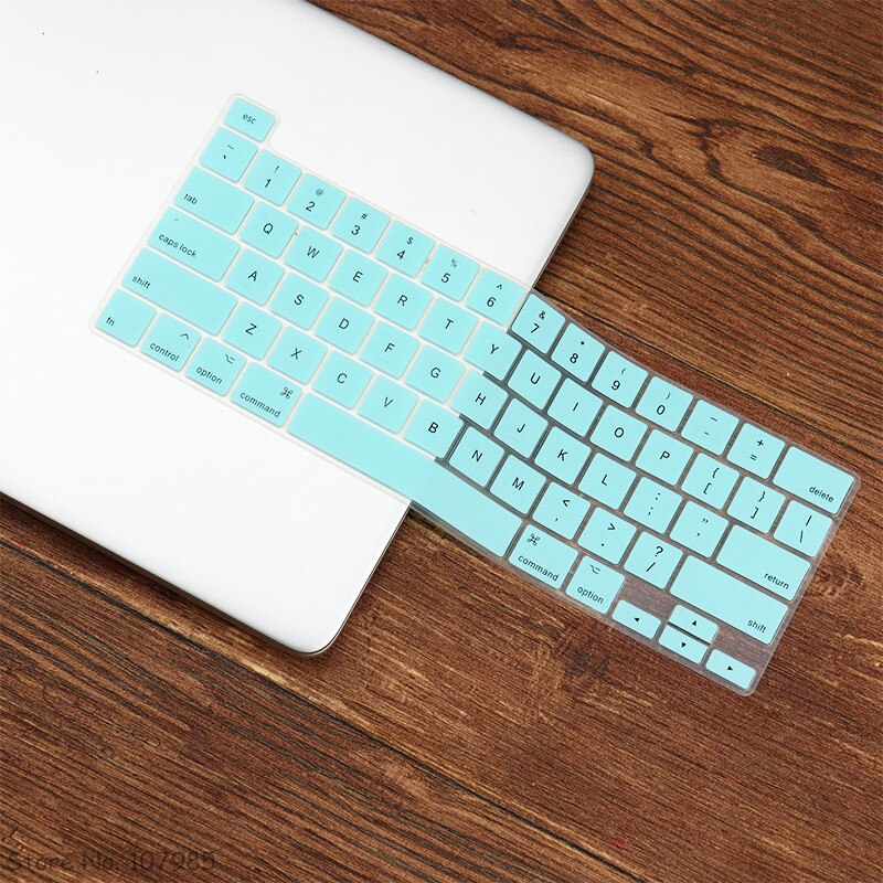 Funda protectora de silicona para teclado de MacBook, Protector de piel para MacBook Pro 16 A2141 / M1 Chip Pro 13 A2338 A2251 A2289: Skyblue