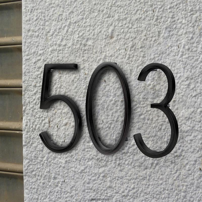 Floating House Number Modern House Numbers Visibility Signage for Home Address | Floating Mount or Flush Mount se3