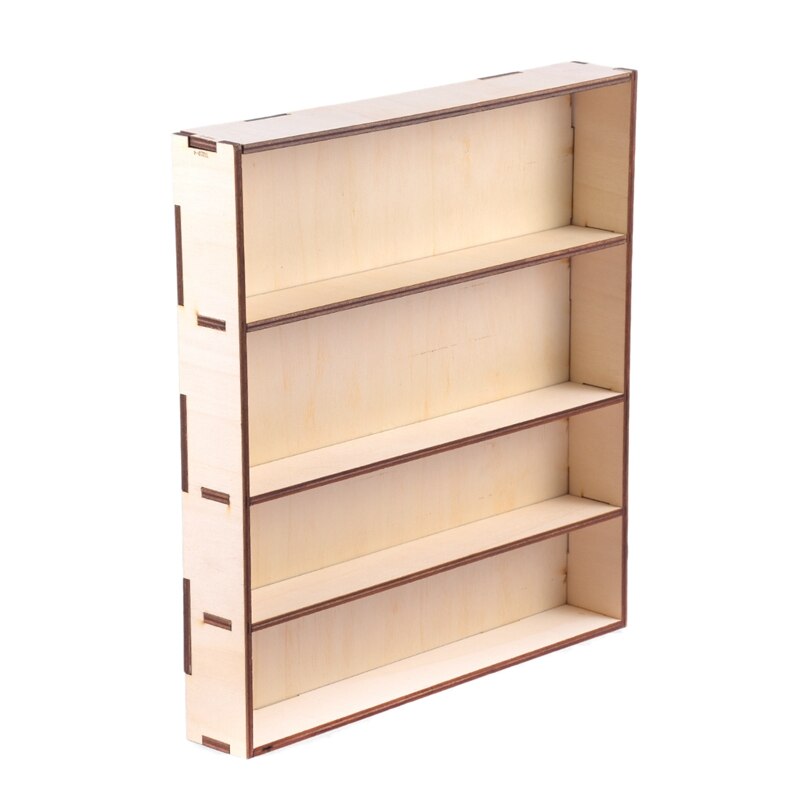 Wooden Paint Rack Storage Stand Holder Box Drawing Tools Paint Modular Organizer Tool Storage Supplies: Default Title