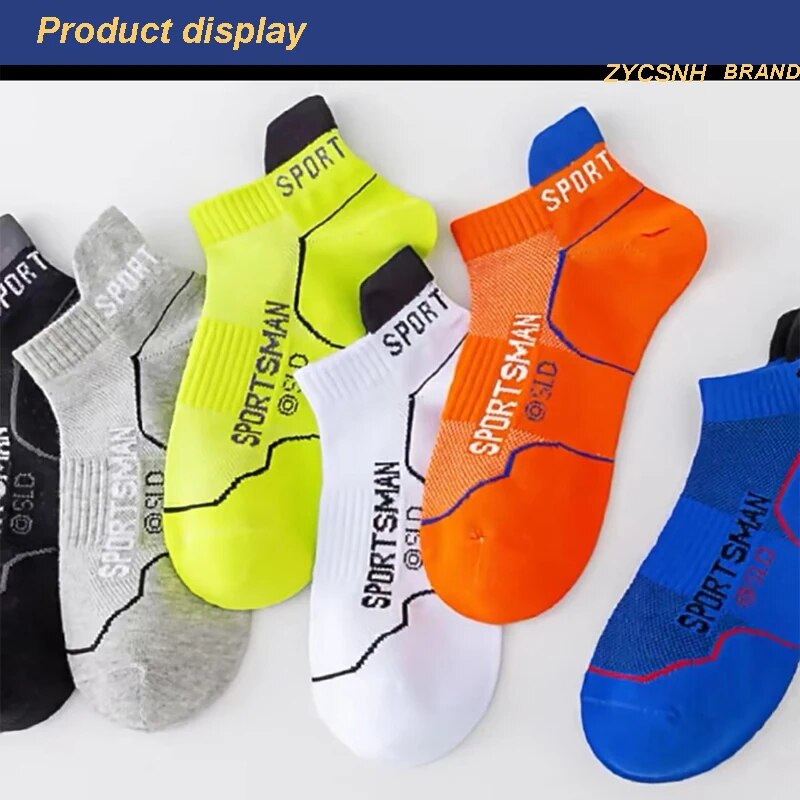 5/10 paires de chaussettes de cheville pour hommes de , chaussettes de sport douces et respirantes, maille décontractée, athlétique, été, coupe fine, courtes, Sokken, taille 38-44