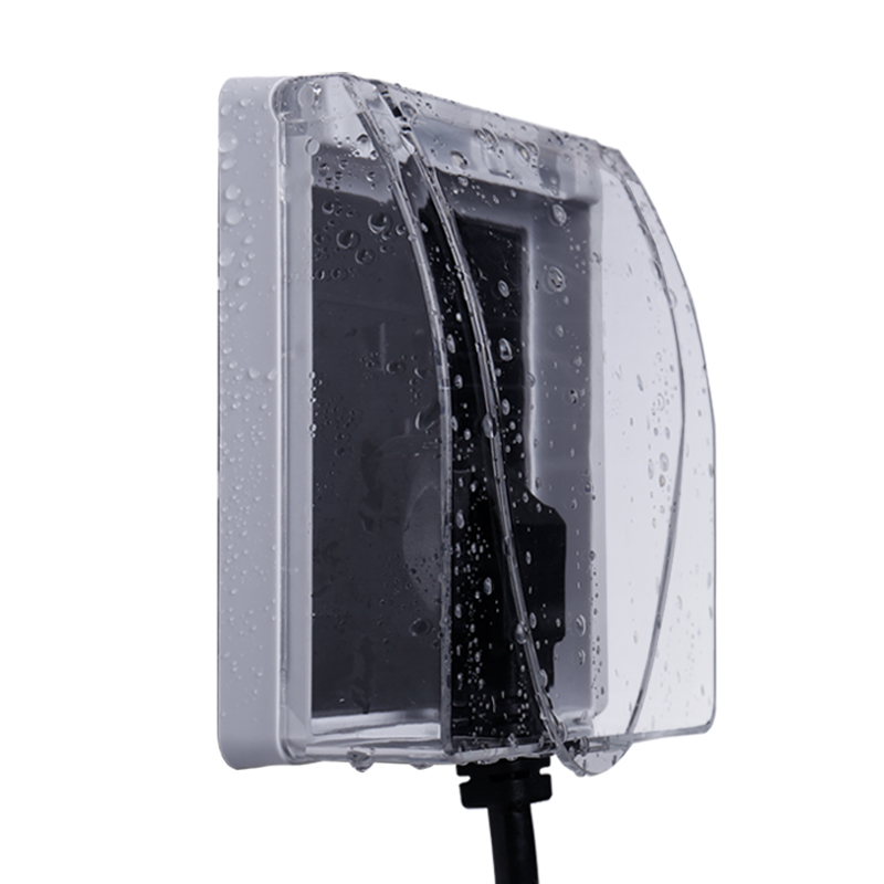Badkamer Socket Cover - Waterdichte Plakbeschermhoes - Universele Schakelaar Spatwaterdicht: Wit