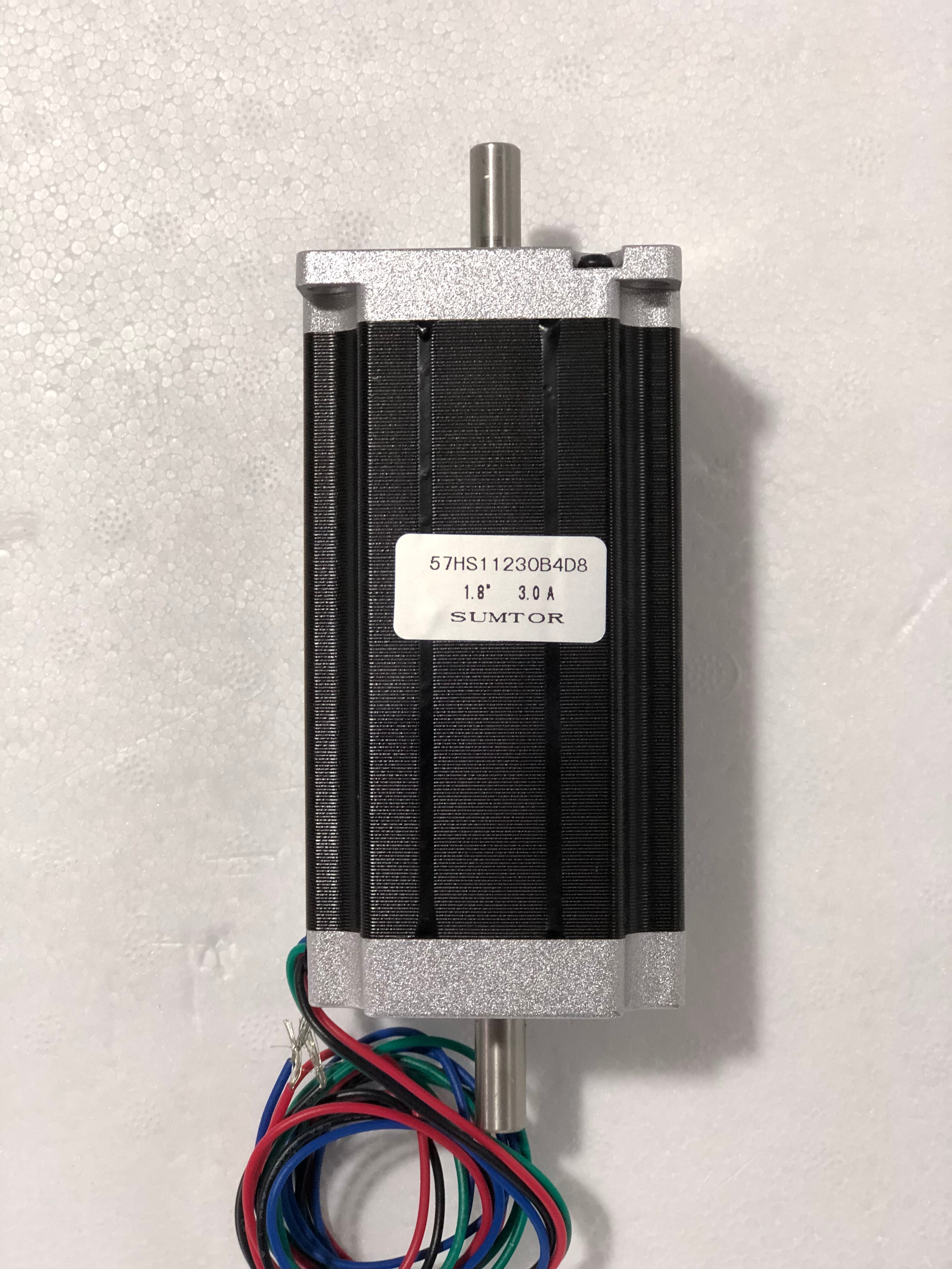 Nema 23 double arbre 3N. Moteur pas à pas cnc NEMA23, longueur du corps M 112mm, CE ROHS
