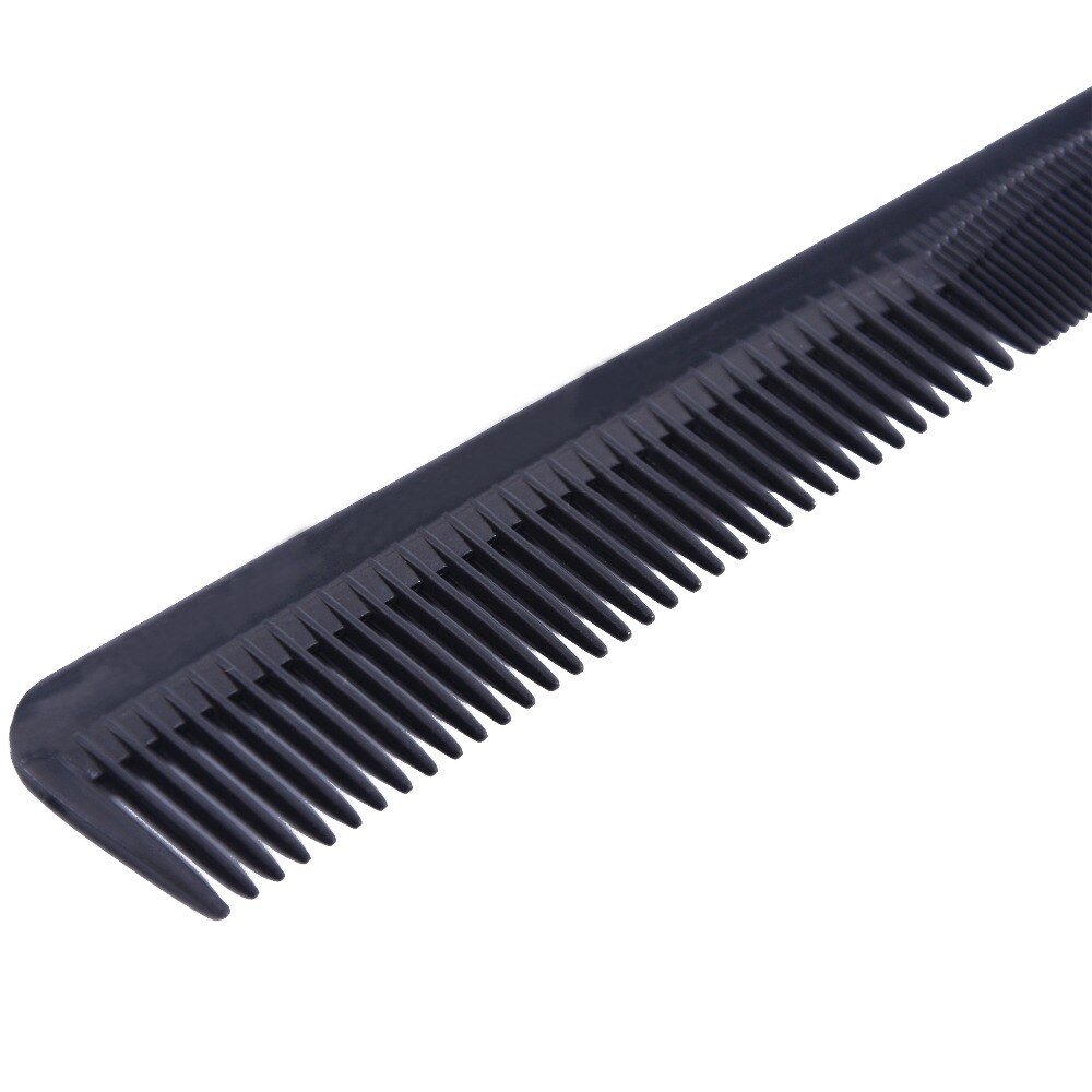 12-teiliges Friseur-Kammset In Schwarz – Verschiedene Kämme Für Präzises Schneiden & Styling