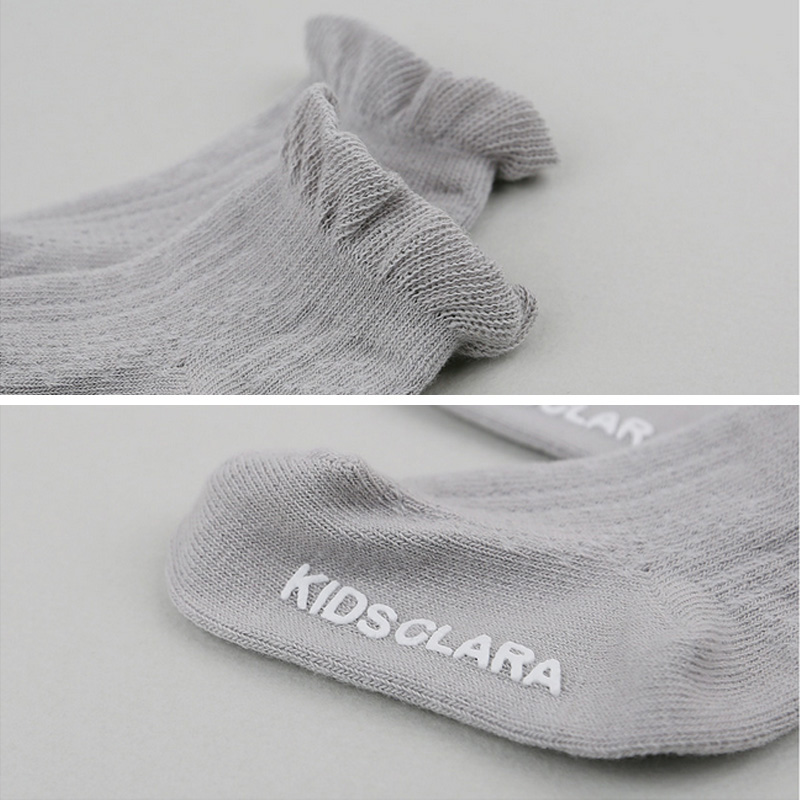 Summer Cotton Mesh Baby Socks Anti-Slip Toddler Infant Sock Princess Lace Ankle Socks For 0-24Months
