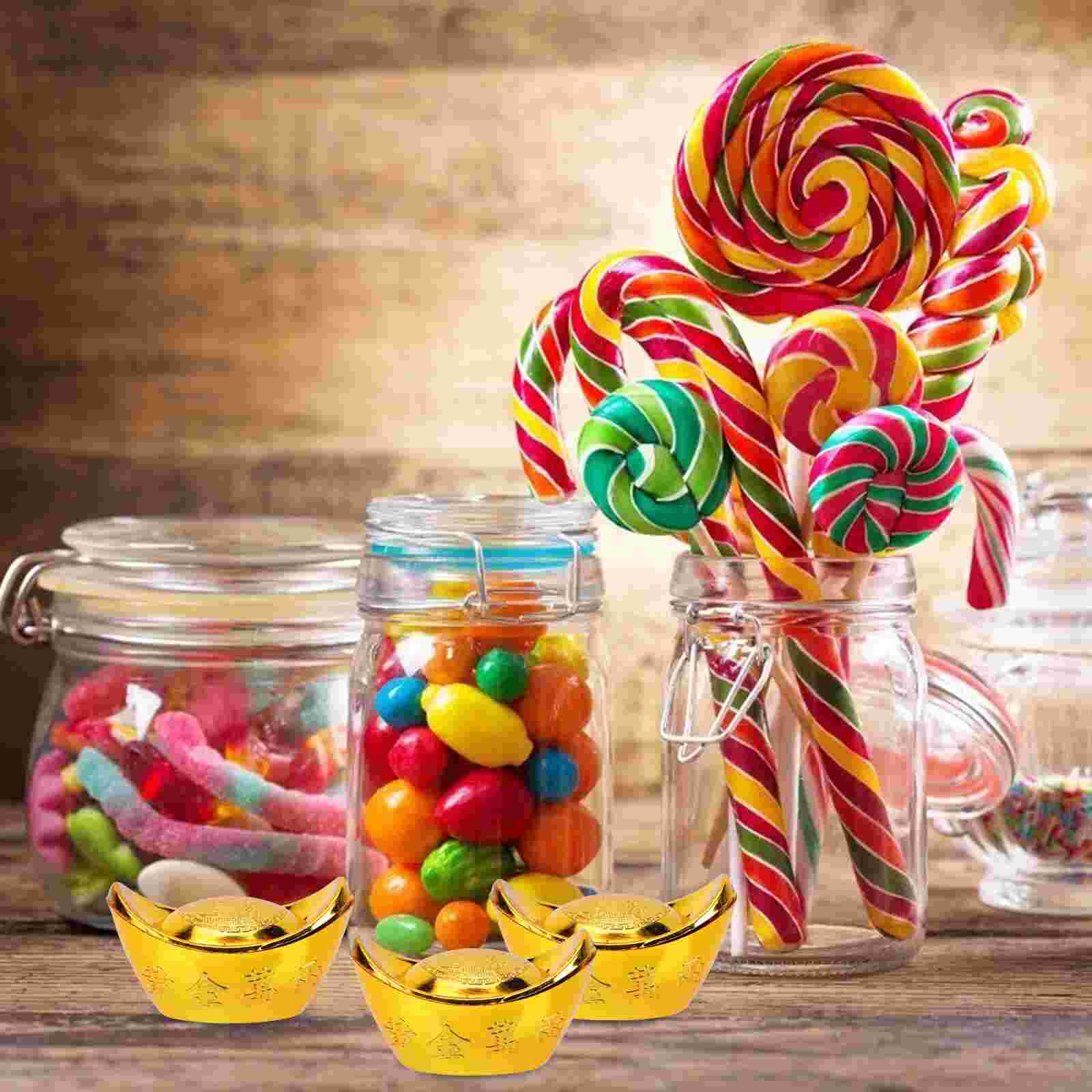 20 Pcs Goudstaaf Vormige Snoep Verpakking Dozen Snoep Sweets Opslag Container