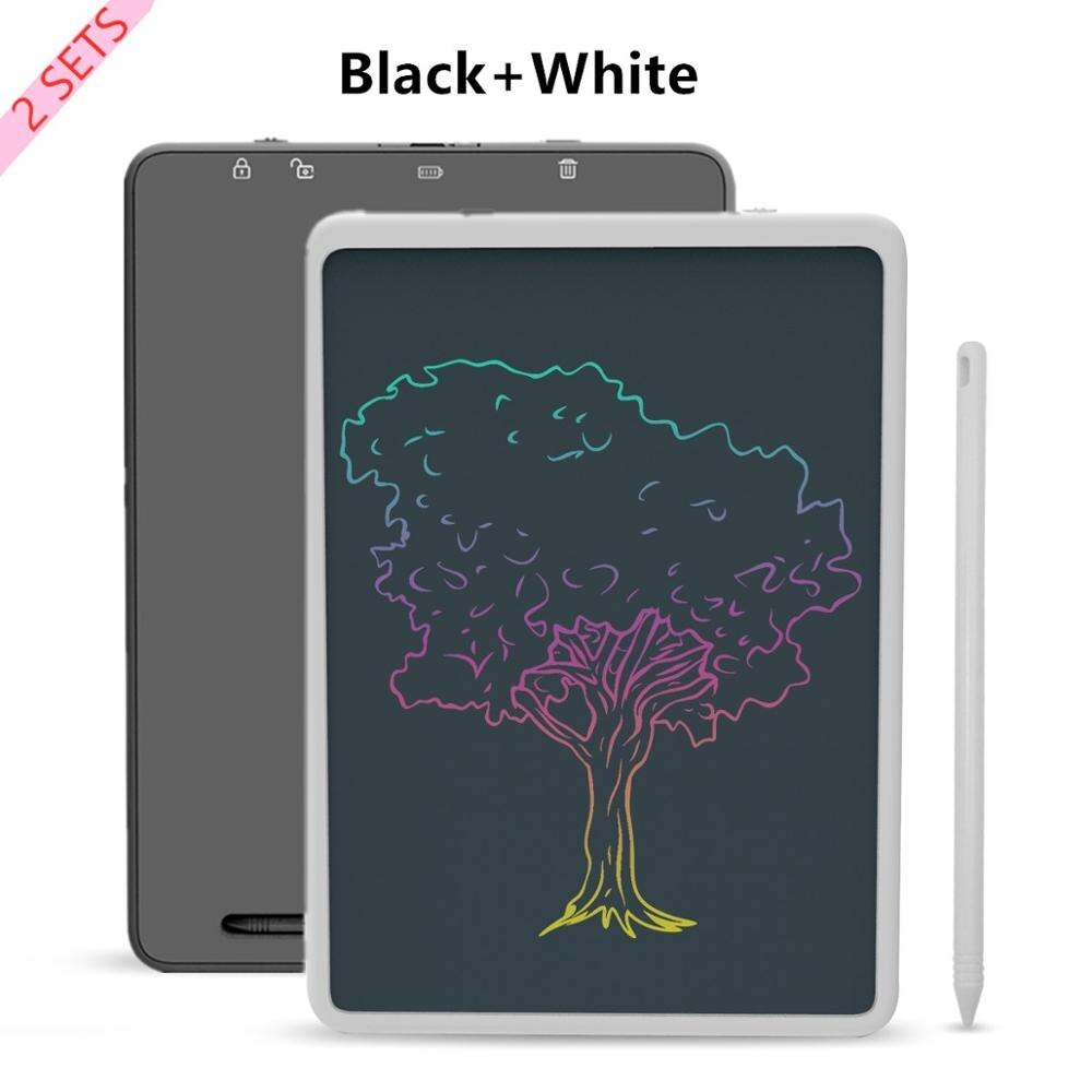 Lcd smart tablet genbrug farve hånd tegneblok bærbar til business forhandling noter beregninger tegning og beskeder 11 tommer: Ep0211c- hvid-sort