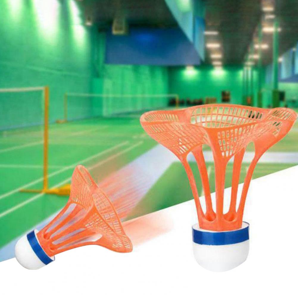 3Pcs Winddicht Plastic Nylon Badminton Ballen Volwassen Student Gym Fitness Tools Sport Training Indoor Outdoor Shuttles