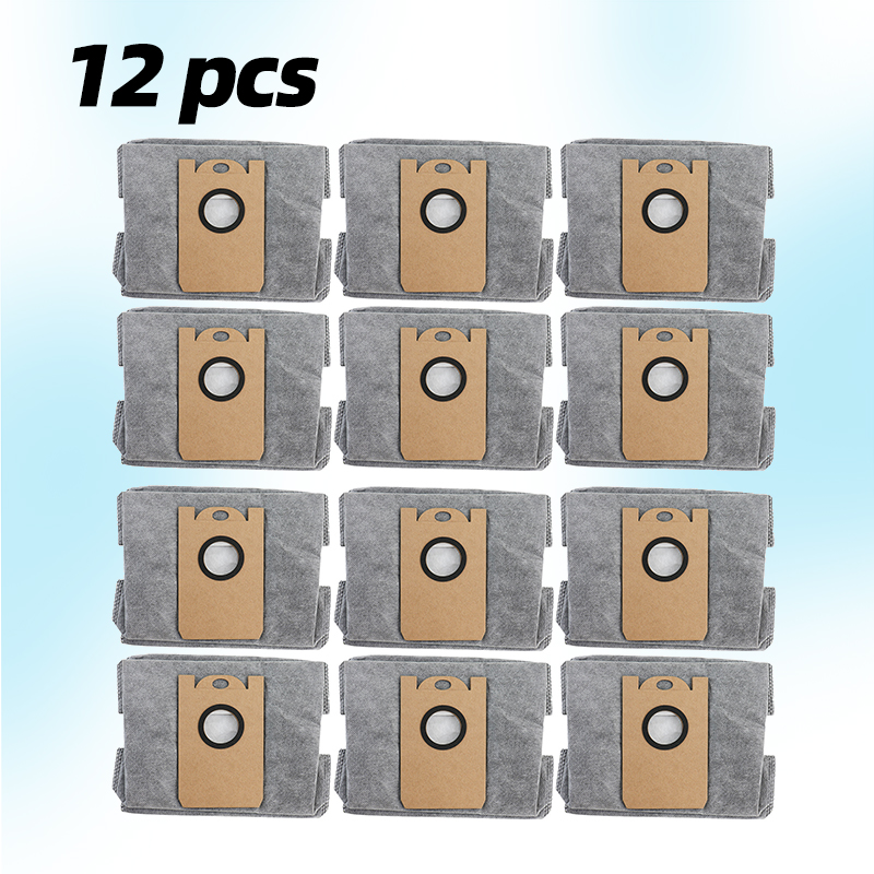 Replacement Dust Bags for Eufy RoboVac L35 Hybrid/L35 Hybrid+ LR30 Hybrid/LR30 Hybrid+ LR20 Auto-Empty Station: Orange