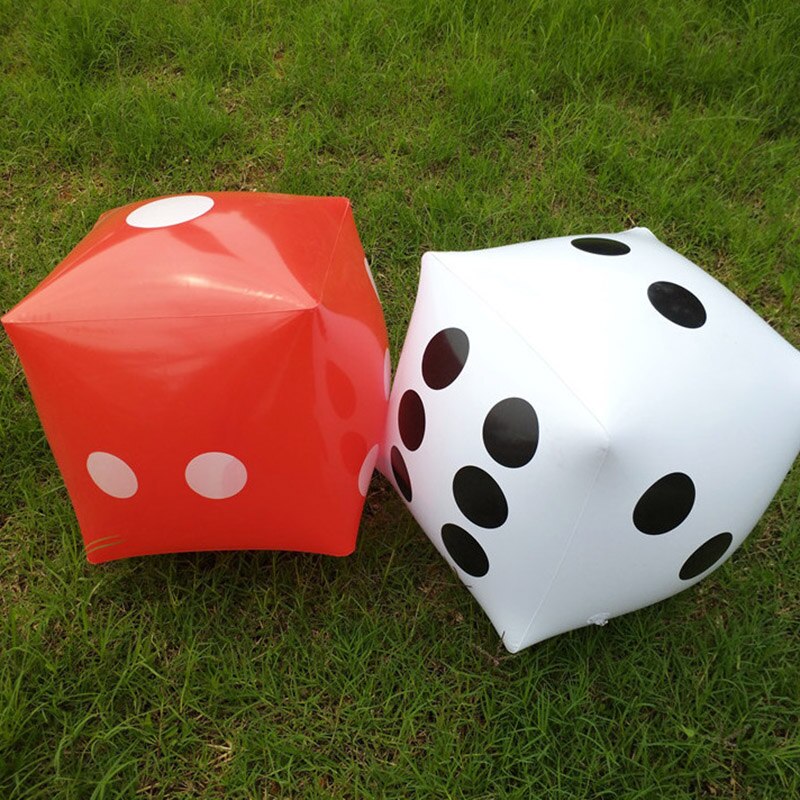 Large Inflatable Dice Dot Diagonal Huge Toss Rolling Toy for Party Game AN88