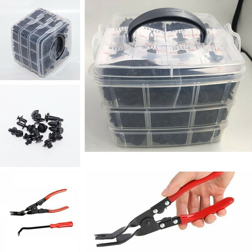 620pc Car Trim Body Clips Kit Rivets Retainer Door Panel Bumper Plastic Trim Moulding Clip Retainer Clips