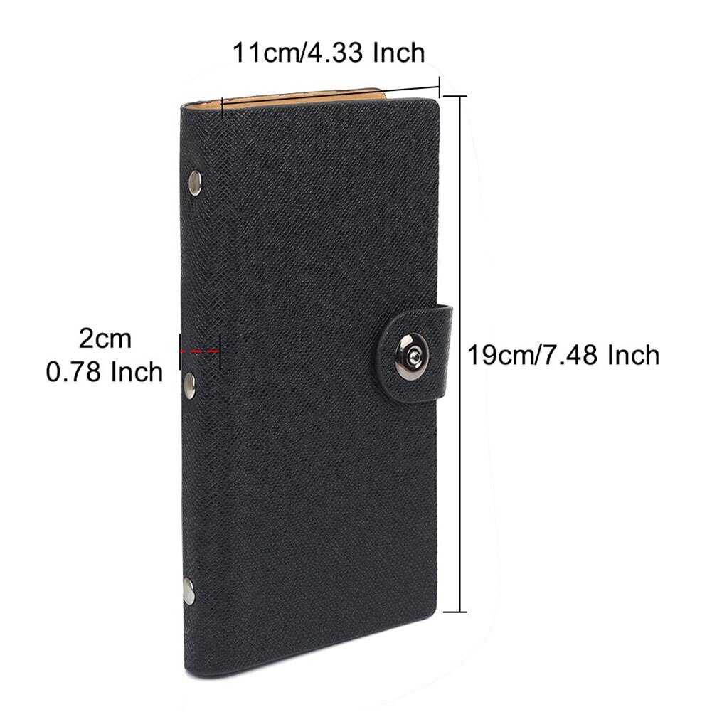 Visitekaartjesboekjes visitekaartjeshouders met magnetische sluiting voor het organiseren van kaarten dagboek visitekaartjesorganizer visitekaartjes