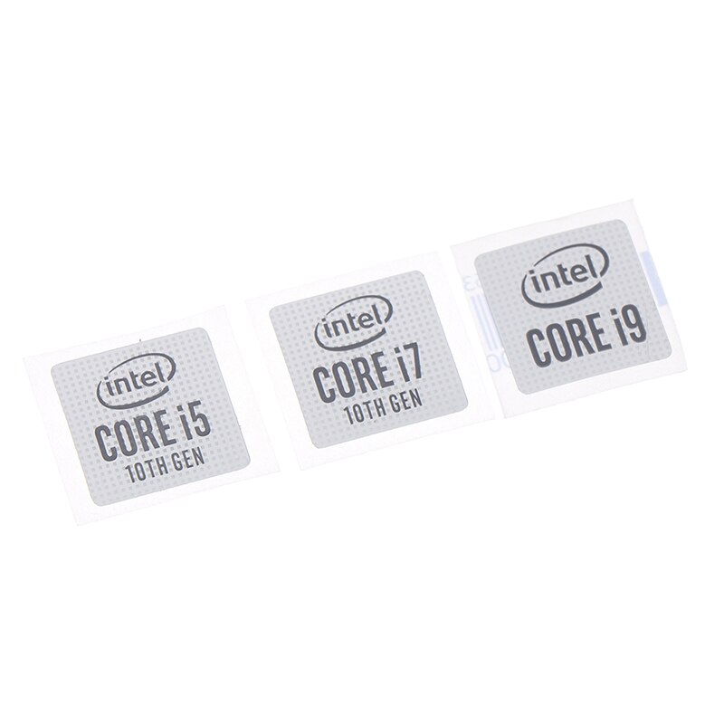5pcs 10th Gen Core I5 I7 I9 DIY Sticker Labels Notebook Decoration Small Gold Label Notebook Ornament Sticker Labels
