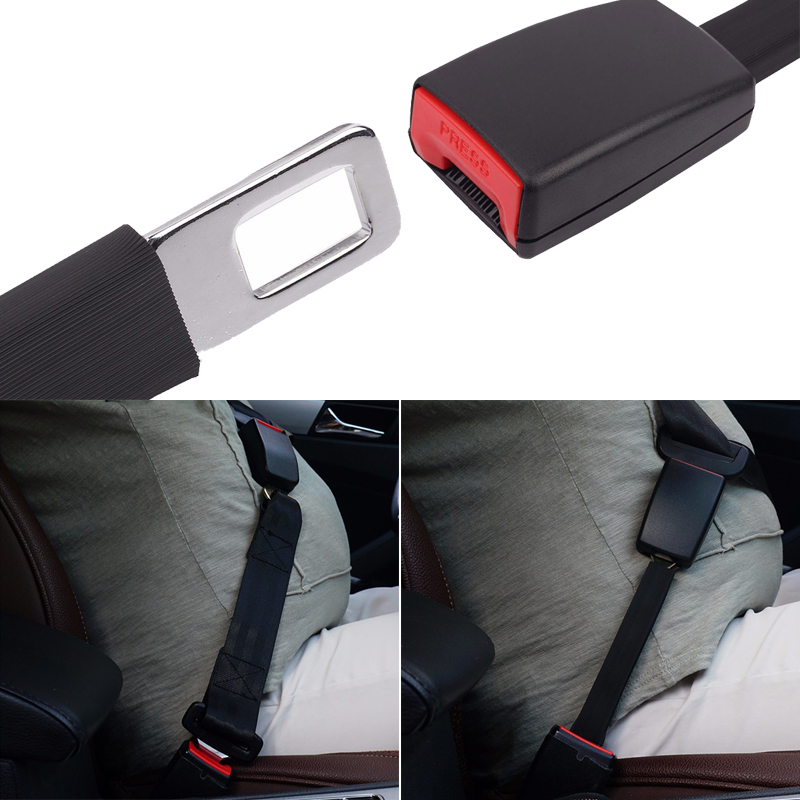Ceinture de sécurité universelle de voiture Ceinture de sécurité Extension  de ceinture de sécurité Boucle d'extension (noir)