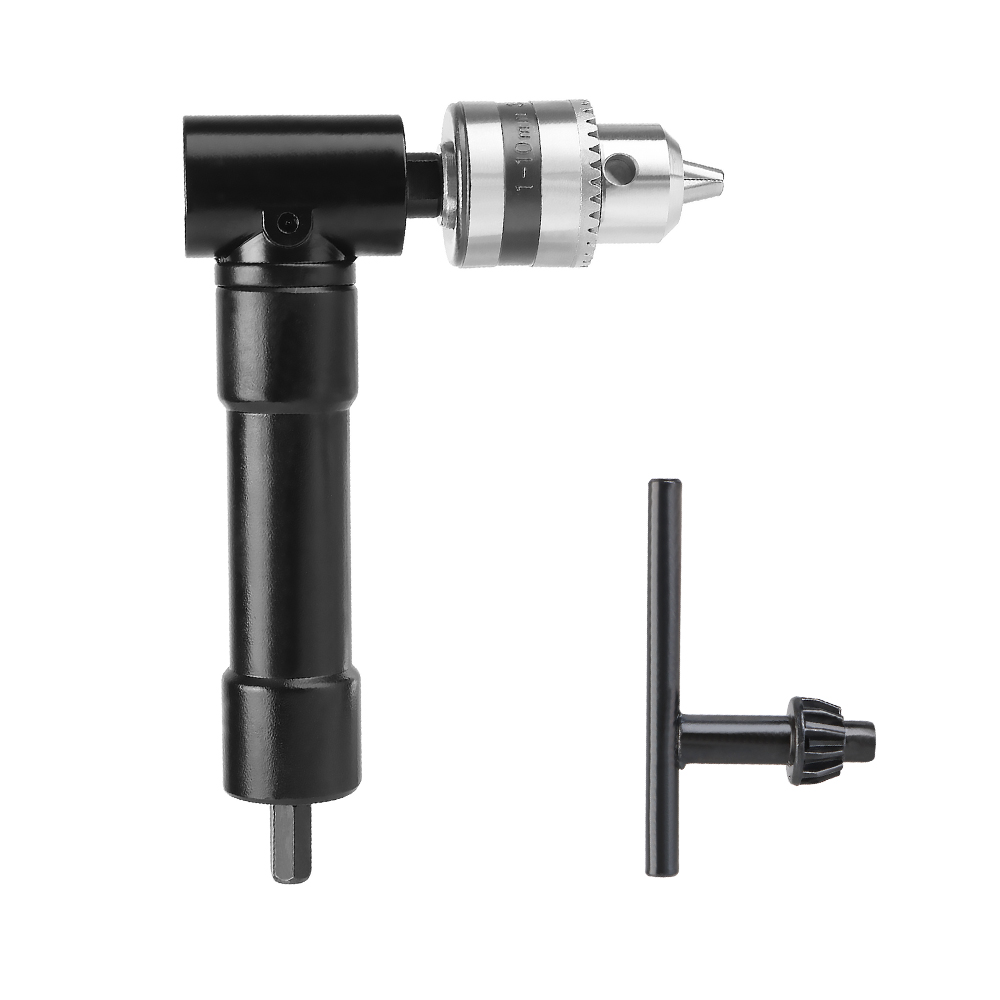 Turning Tool Adapter Right Angle Electric Drill Chucks Device 90 Degree Corner Tool Narrow Spacing Drilling Tool Aluminum Alloy: Khaki