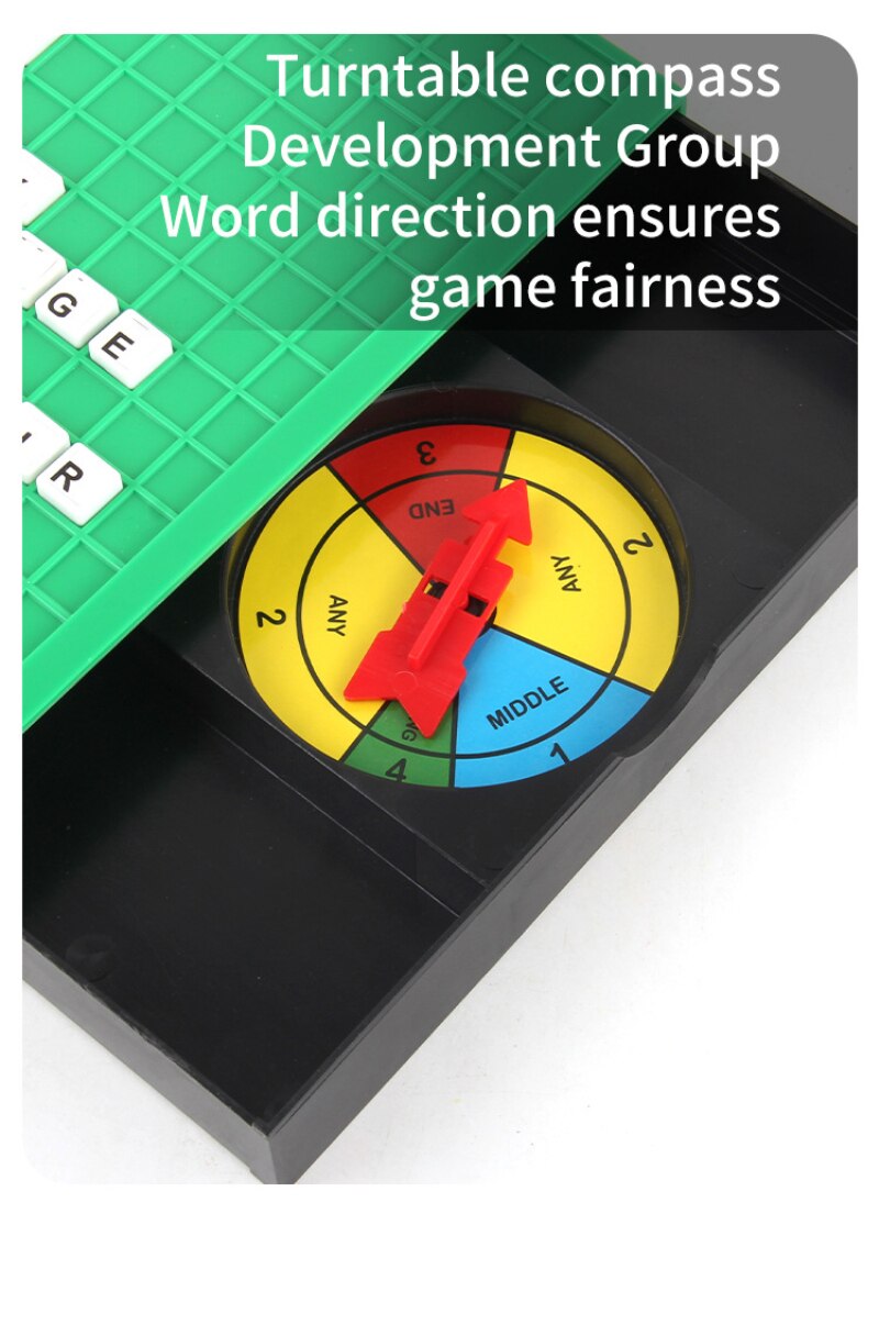 1 Set English Word Forming Game Kids Learning Spelling Words Game Educational Preschool Word Forming Game Set