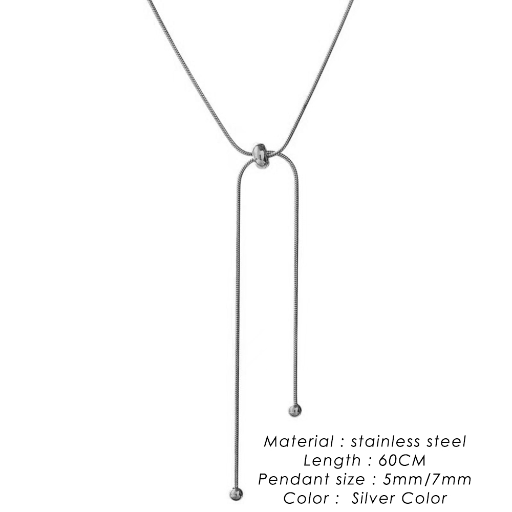 SUNIBI-collares con colgante de barra Vertical para mujer, cadena Lariat larga Simple de acero inoxidable, collar colgante minimalista, de joyería: Verde
