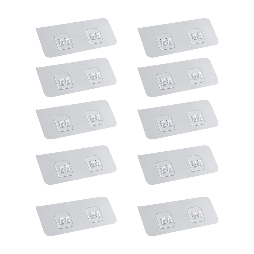 Wall Mounted Adhesive Hook Under Wire Shelf Rack Hanger Holder Insert Clamp Organizer Decor Bracket Key Accessories For Hanging: 6x14cm 10pcs