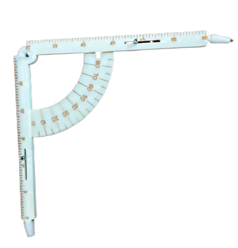 Teaching compass big compass trigonometric protractor school multifunctional teaching AIDS teaching AIDS compasses set