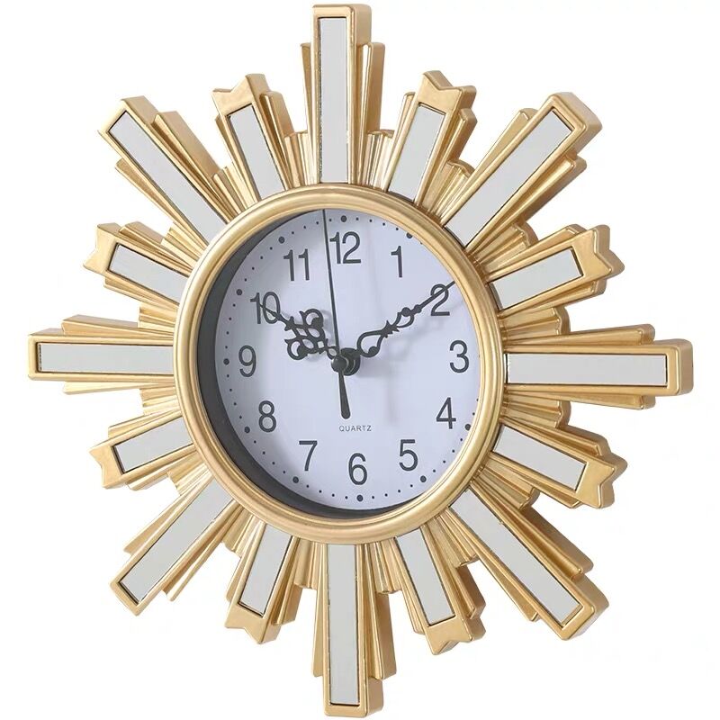 3D wall clock modern Sun Art Decorative Dome Round Watch Bell clocks home decor birthday