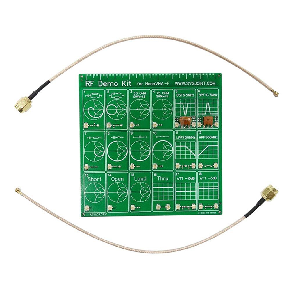 Carte Test Rf Nanovna Carte De Test RF Pour NanoVNA - Démonstration Étalométrage Analyseur Réseau Vectoriel, 18 Modules étalonnage VNA Carte Test Rf Nanovna Carte De Test RF Pour NanoVNA - Démonstration Étalométrage Analyseur Réseau Vectoriel, 18 Modules étalonnage VNA