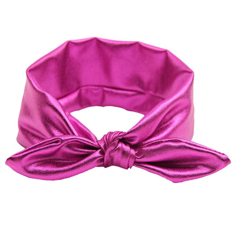 2017 venda quente klv crianças bandana hairbands para meninos meninas moda coelho design elasticidade lavar ouro bebê bandana acessório de cabelo