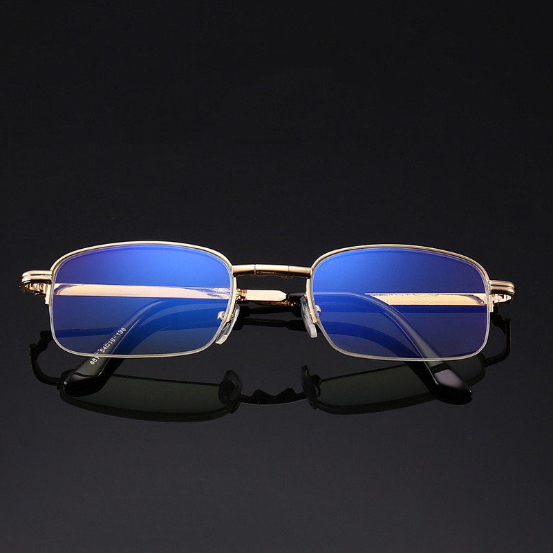Zilead Anti Blauw Licht Mannen Opvouwbare Leesbril Mannelijke Business Presbyopie Brillen Verziendheid Brillen Met PU Case Unisex