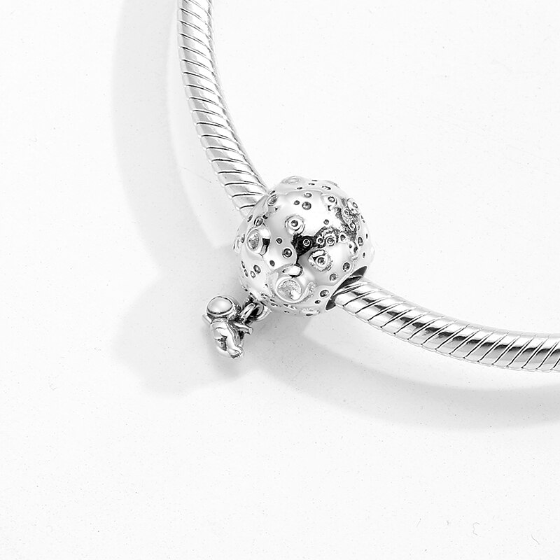 100% 925 Sterling Zilver Parachute Pilot Charm Metalen Kralen Past Europese Zilveren Bedels Armband Fijne Sieraden