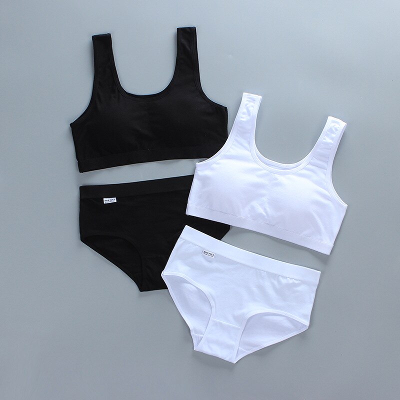 Tiener Beha En Slipje Sets 8-14Y Tiener Kleding Tiener Sport Ondergoed Training Bh Korte Voor Meisjes 10 Sport Gewatteerde Topic 12