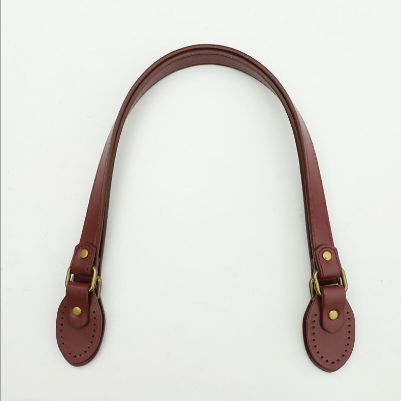 Een Stuk Afneembare Tas Handvatten Pu Lederen Diy Effen Kleur Vervanging Accessoires Voor Lady Schouder Handtas Riem Riem