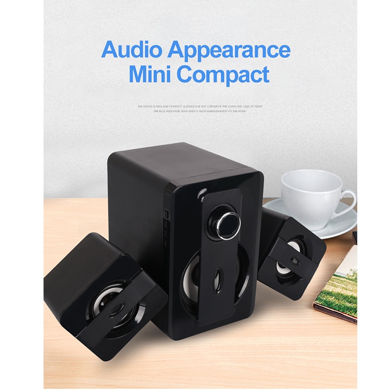 Bluetooth Speaker Usb Computer Speakers 3D Stereo Bass Sound Subwoofer Muziekspeler Multimedia Luidspreker Voor Pc Mobiele Telefoon