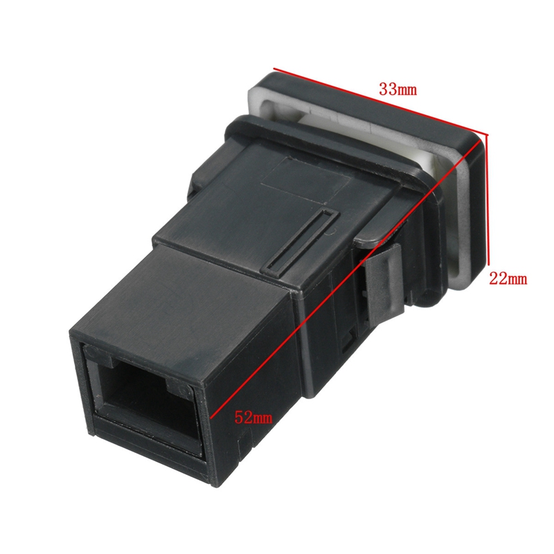 12V Blauwe Led Light Verlichte Schakelaar On/Off 33X22Mm Voor Toyota Landcruiser Yaris RAV4