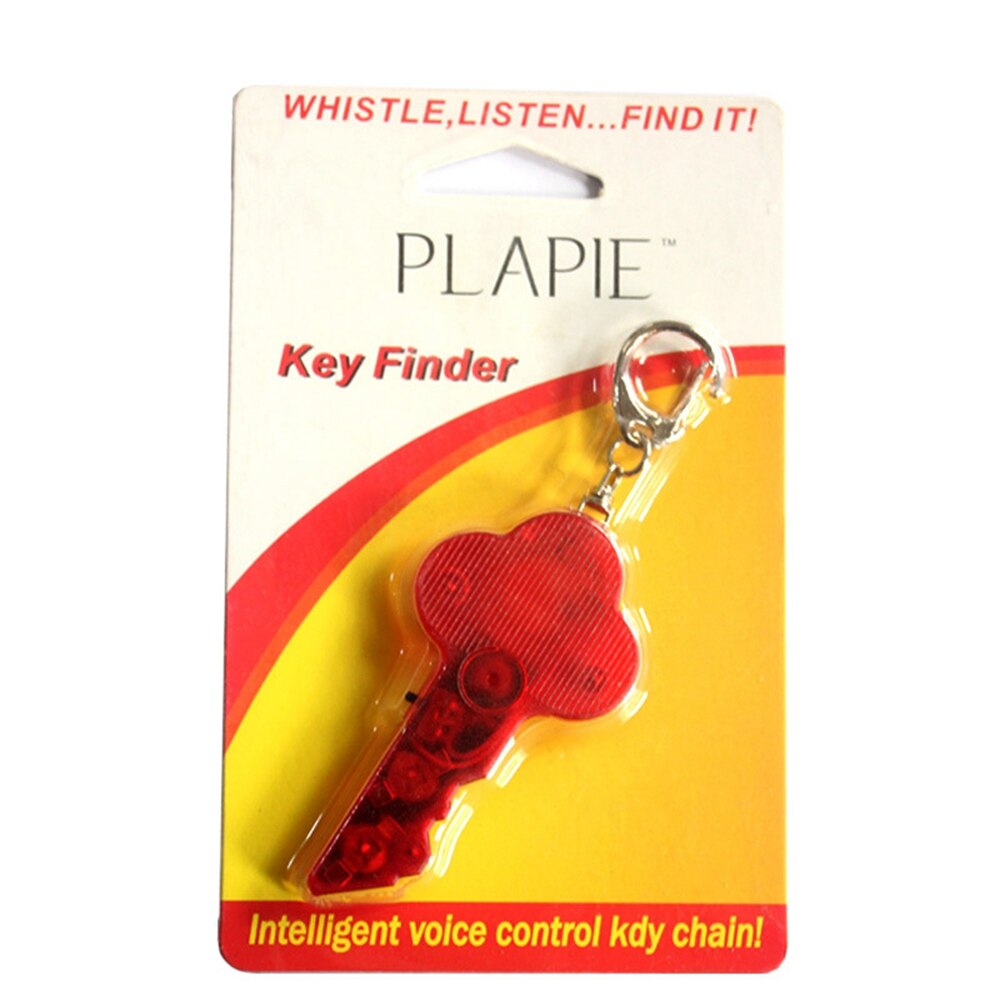 Mini Smart Key Finder Locator Whistle Sound Control Anti-lost Keychain