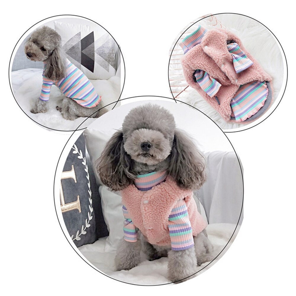 Winter Hond Kleding Voor Hond Puppy Vest Dieptepunt Shirt Warm Honden Kostuum Voor Kleine Hond Kat Kostuums