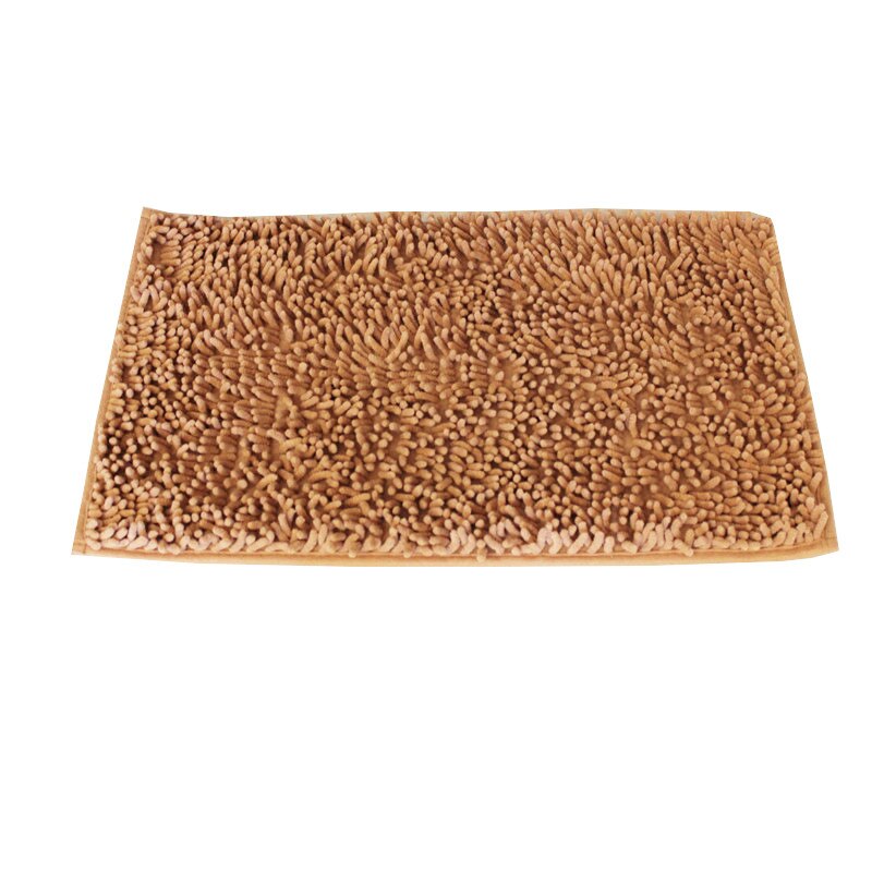 Tapis de bain en Chenille épais bon marché | Tapis de cuisine et de chambre à coucher pour salon, tapis absorbant antidérapant pour porte: Champagne