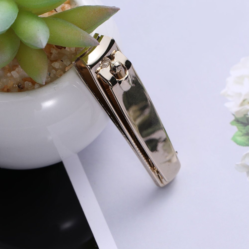 Stainless Steel Nail Scissors Nail Shop Special Manicure Tools Multifunction Nail Clippers(Golden)