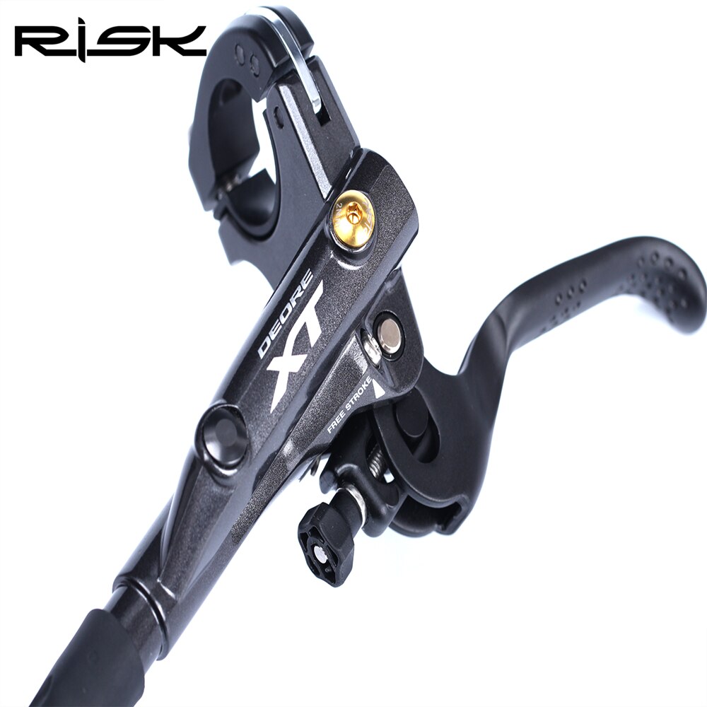 2PCS/4PCS RISK Road Mountain Bike Bicycle Hydraulic Disc Brake Bolt Spilt / Integrated Oil Master Cylinder Lever Fixed Screw
