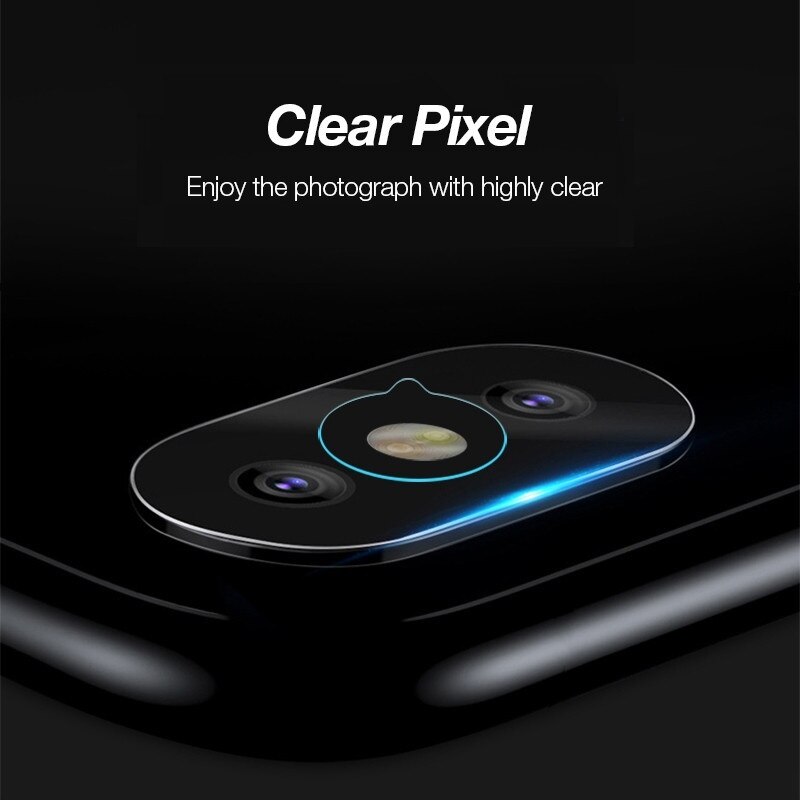 Back Camera Lens Glass Protector for IPhone X XR XS Max 6 S 6s 7 8 Plus Mobile Phone Lens Full Cover Protector for Apple Obiekty