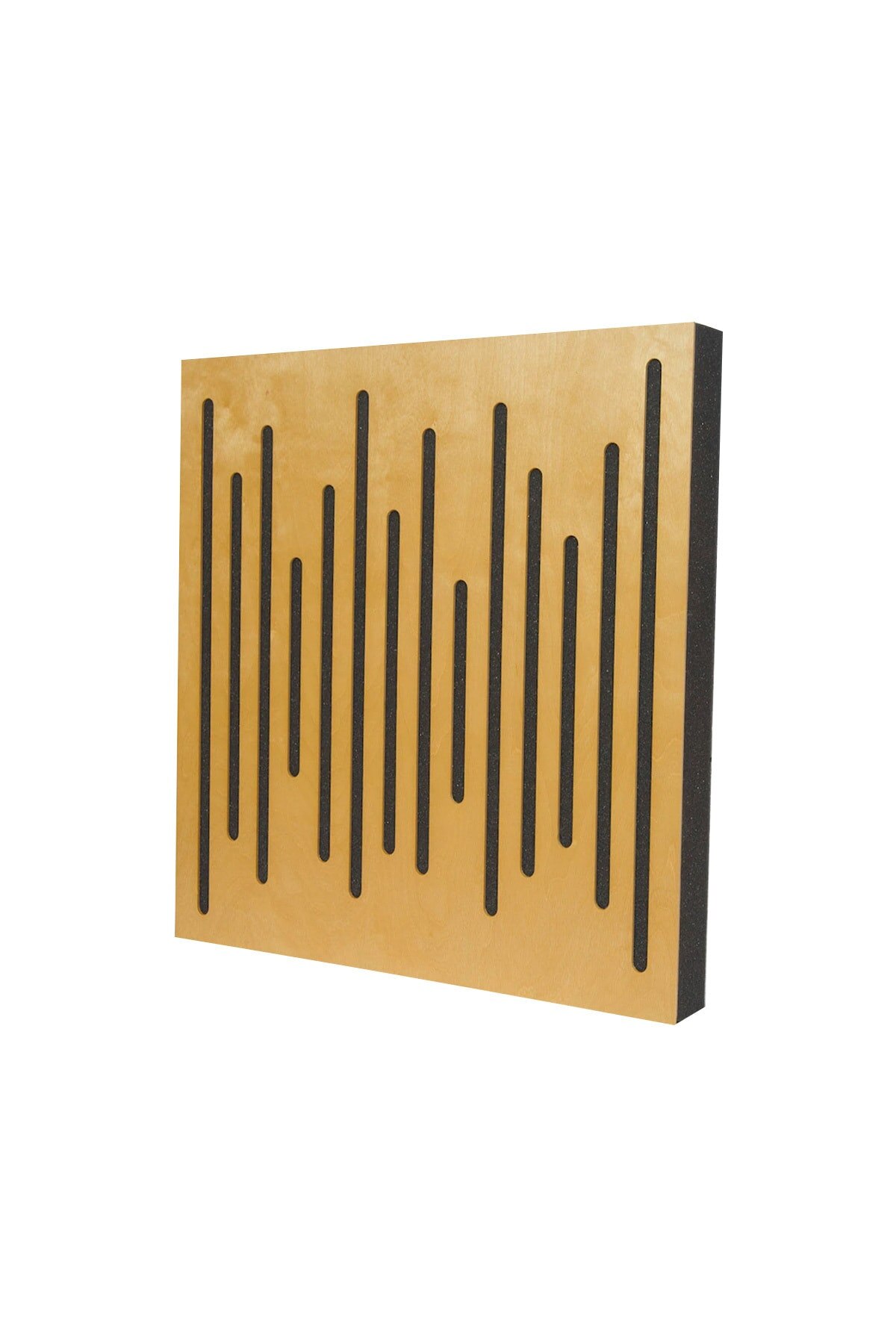 Diffuseur acoustique en bois 40x40 CM, panneau acoustique pour Studio de musique, couleur naturelle blanc-noir, Solution acoustique de bouleau, décor mural
