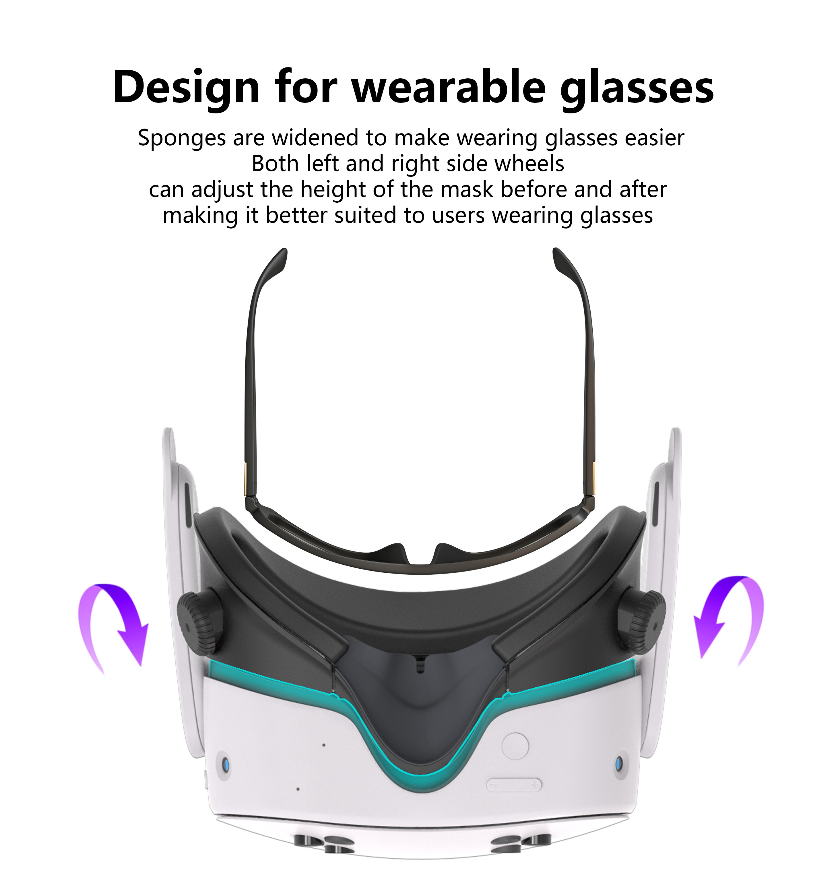 Cooling Fan For Meta Quest 3S Replacement Facial Interface Mask Adjustable Wind Speed Circulating Heat Dissipation Mask