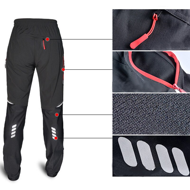 Heren dames sport ademende zomerbroek fiets fietsbroek fietskleding fiets vissen fitness broek m