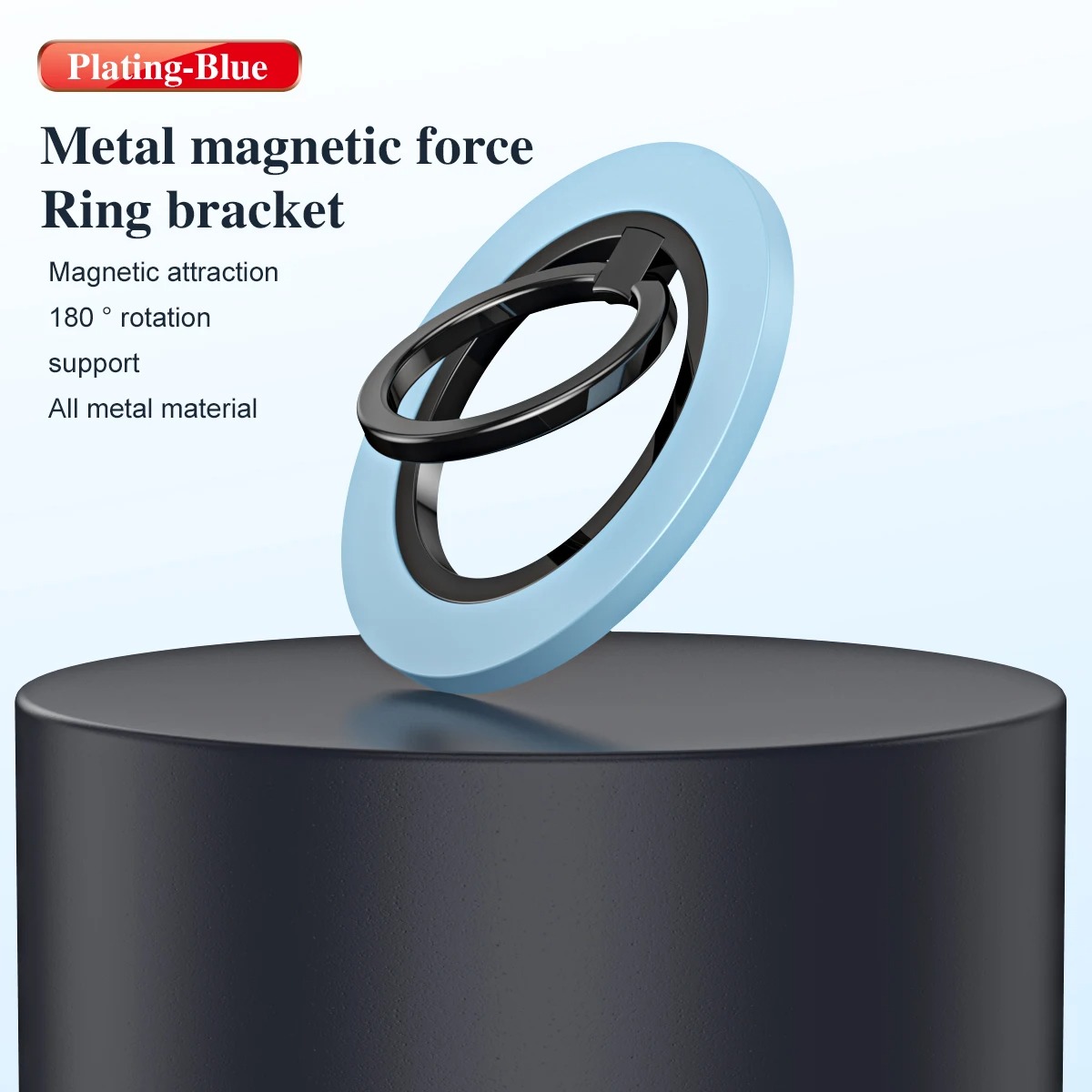 360° Magnetic Phone Ring Holder for MagSafe Kickstand Magnet Grip for iPhone 15 14 13 12 Pro Max Finger Ring Holder Stand: green