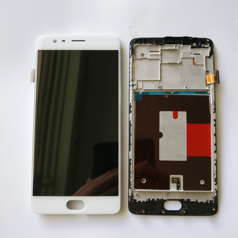 Original/TFT 5,5 "Für Oneplus 3 3T 1 + 3 3T A3000 a3003 LCD Anzeige berühren Bildschirm Digitizer Montage/Mit Rahmen/Batterie Abdeckung