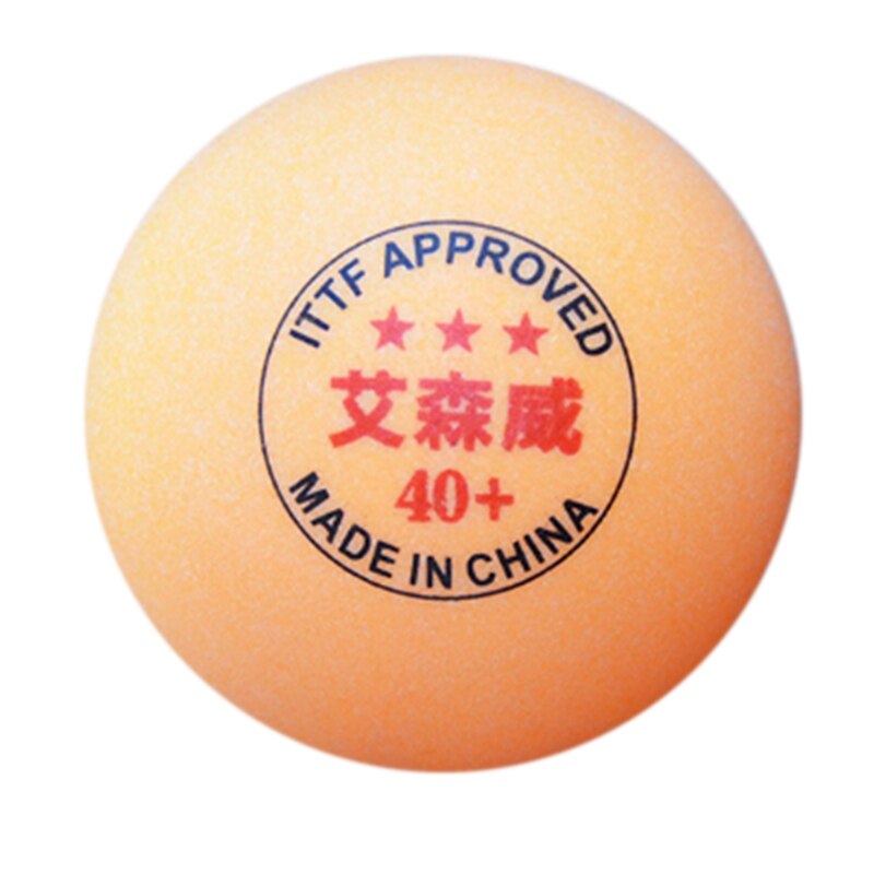 ASENVER Table Tennis Material Three-Star High Game Training Ball: Orange