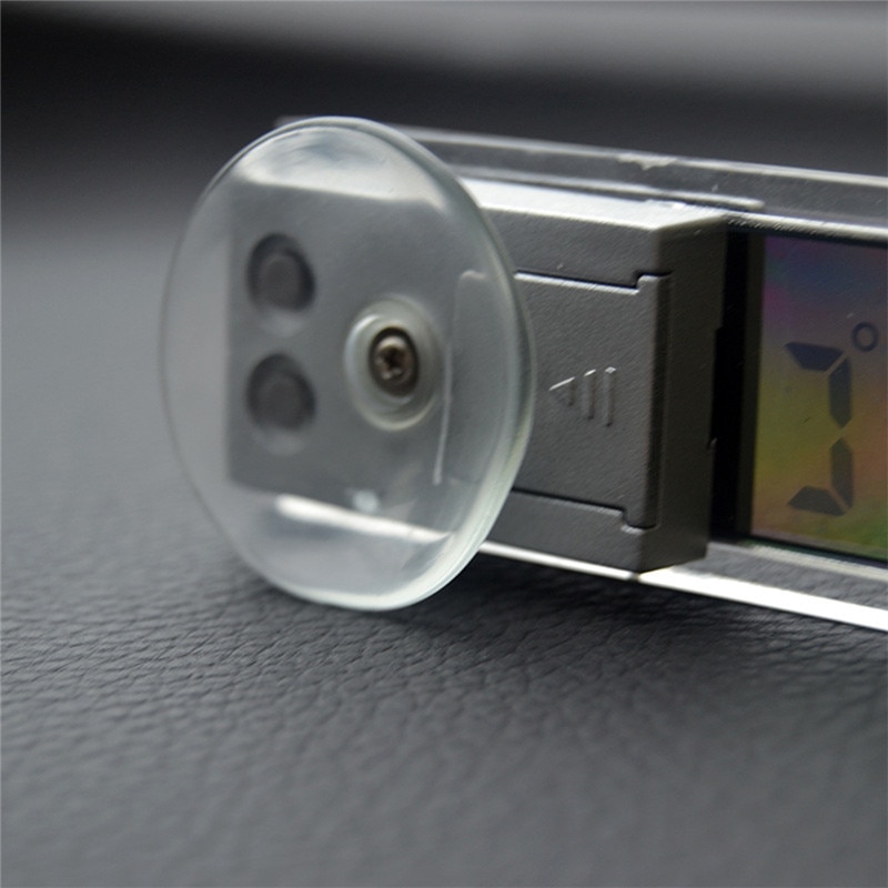 Auto Elektronica Klokken Zuignap Digitale Lcd Klok Nauwkeurige Draagbare Auto Klok Voor Motorfiets Auto Accessoires