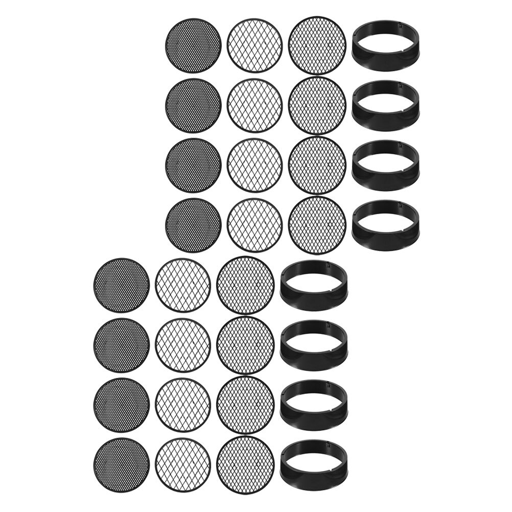 8 Sets Van Tuin Zeef Draagbare Zifter Plastic Bodem Steen Schifting Mesh Tuinieren Tool: Default Title